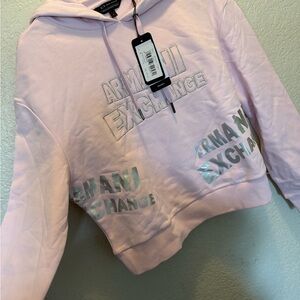Armani Exchange Light Pink Sweatshirt